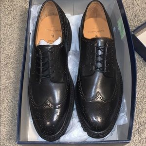 Polo by Ralph Lauren black dress shoes.